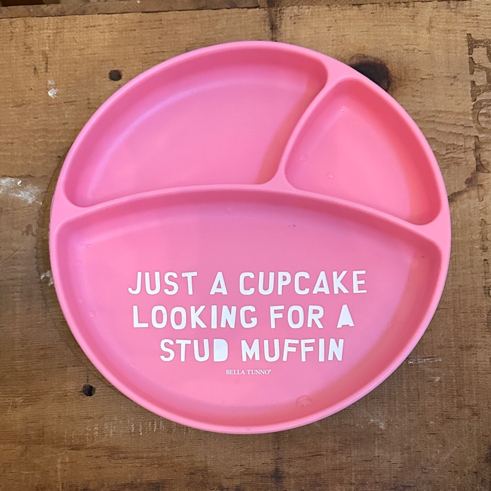 Pink Bella Tunno Divided Plate